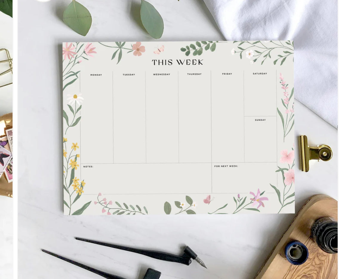 Weekly Planner Pad
