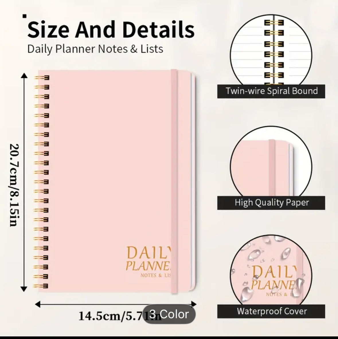 Daily Planner Notes & Lists