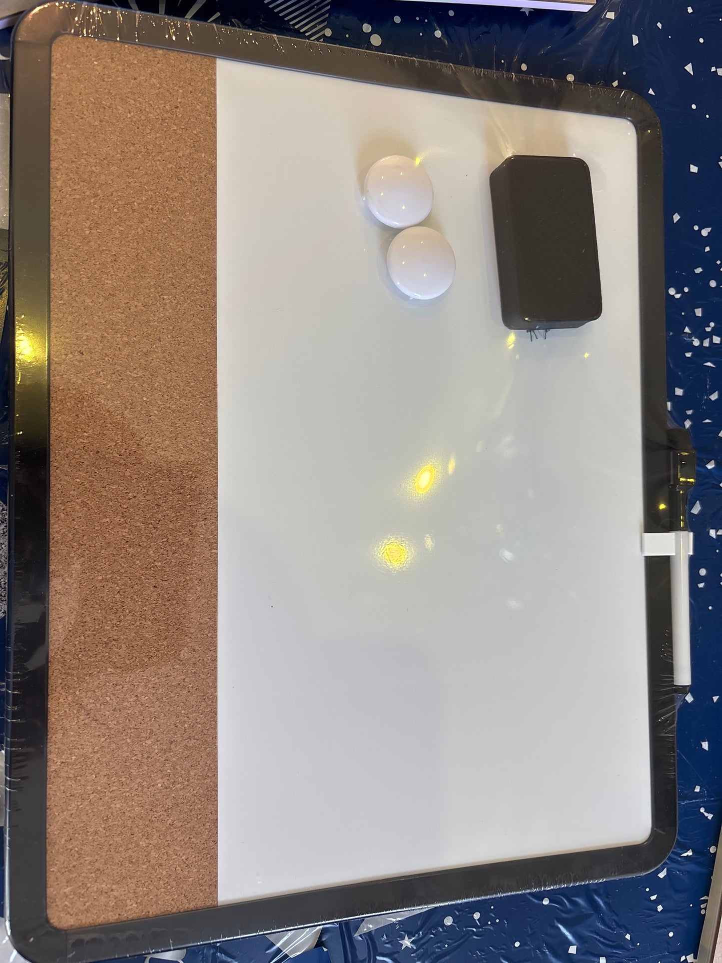 Whiteboard & Cork Board Set