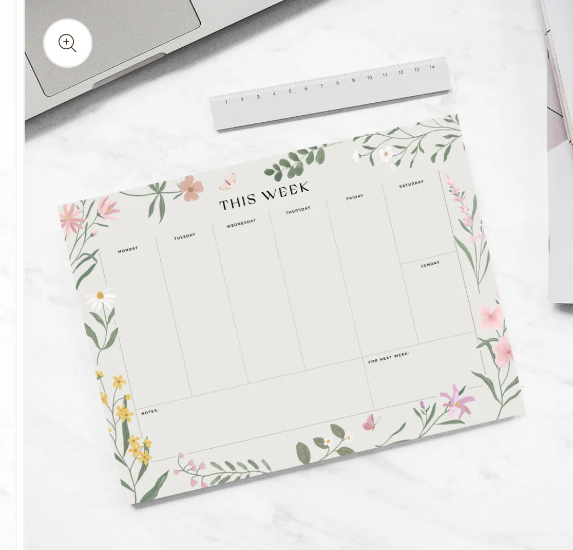 Weekly Planner Pad