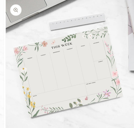 Weekly Planner Pad