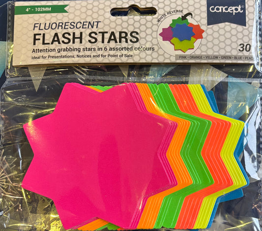 Fluorescent Flash Stars
