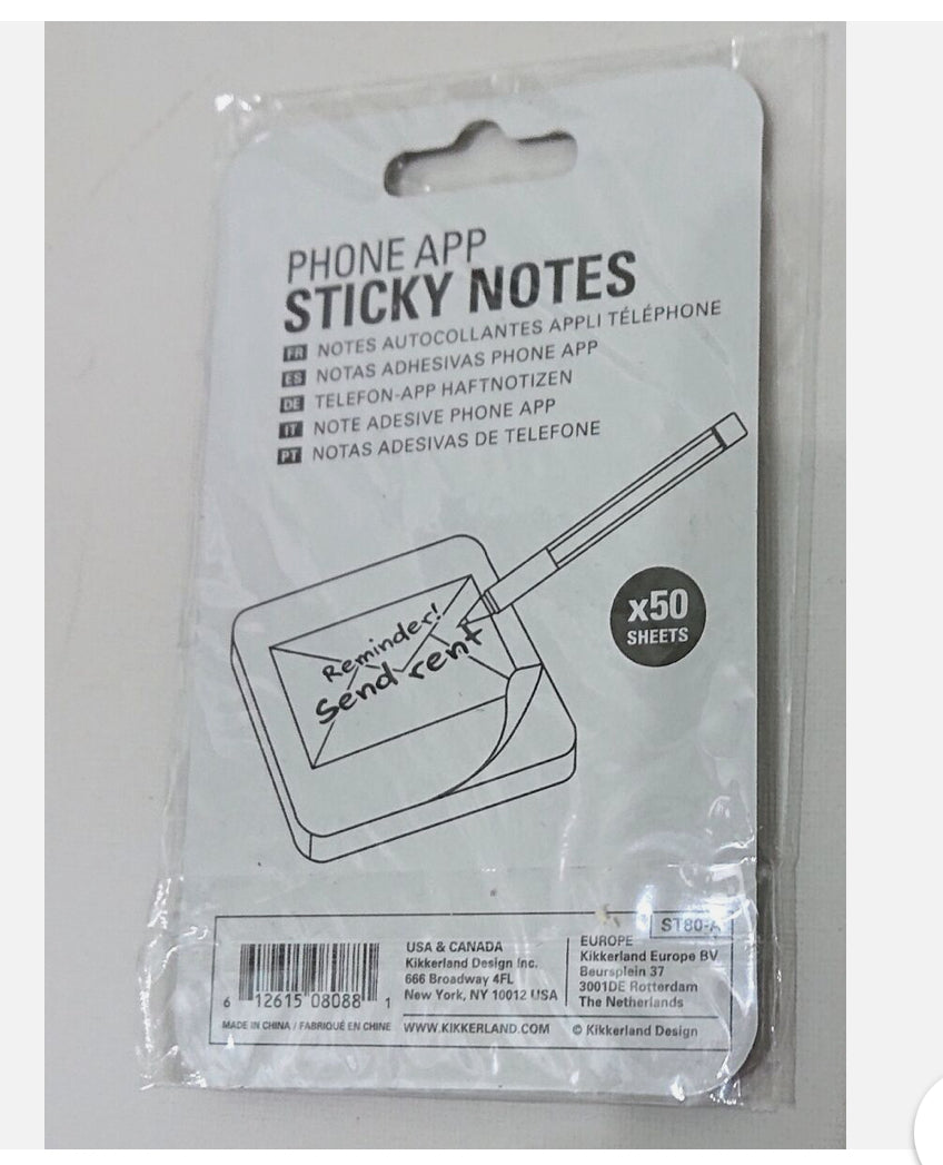 Phone App Sticky Notes