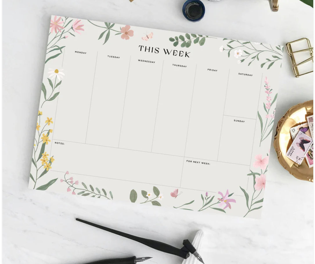 Weekly Planner Pad