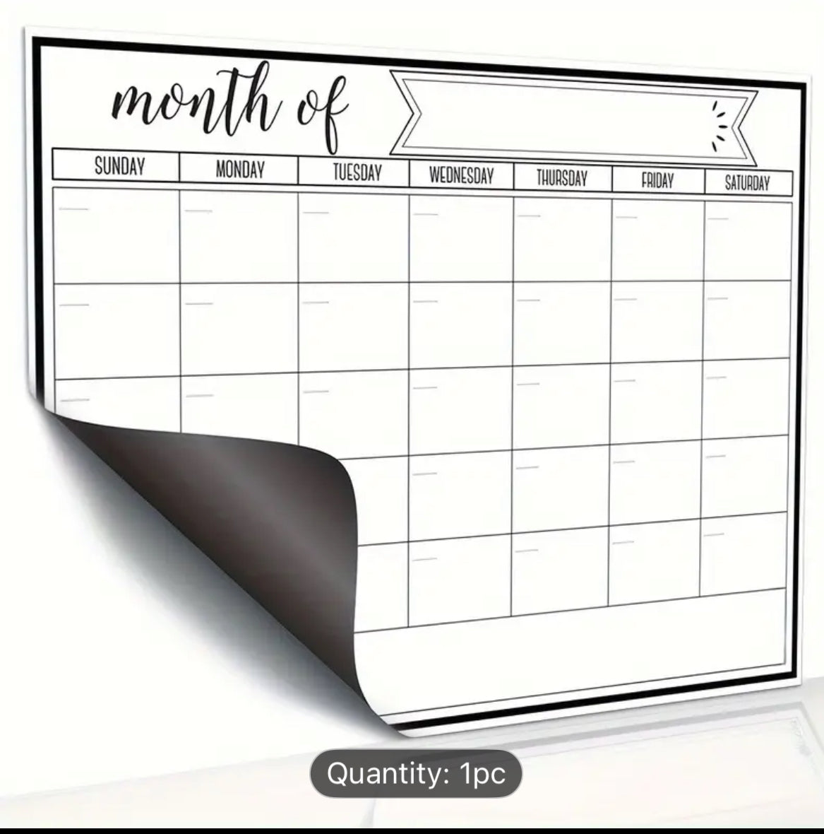 Monthly planner