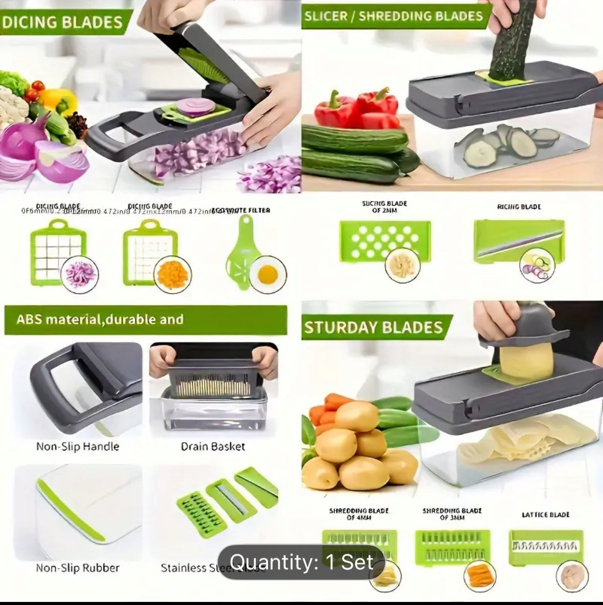 Multifunctional Vegetable Chopper