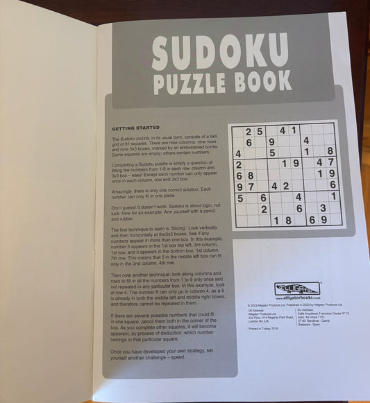 SUDOKO Puzzle Book