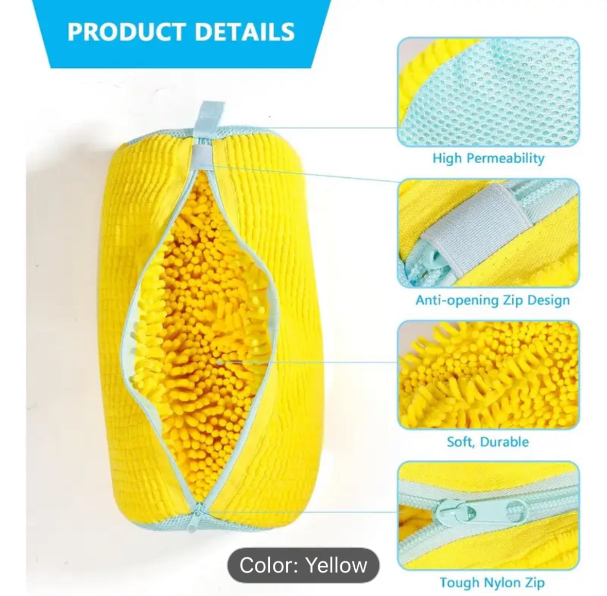 Shoe Washing Machine Bag