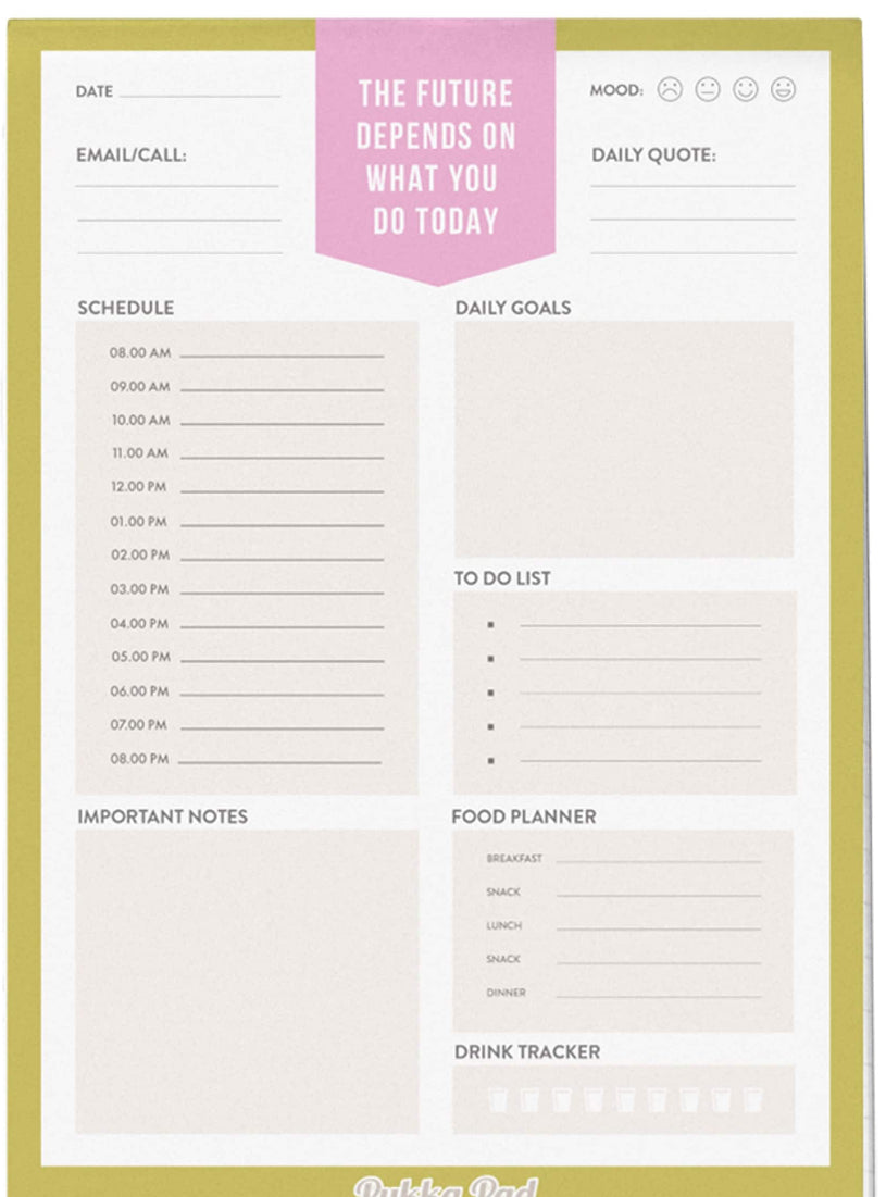 Pukka Pistachio B5 Daily Planner