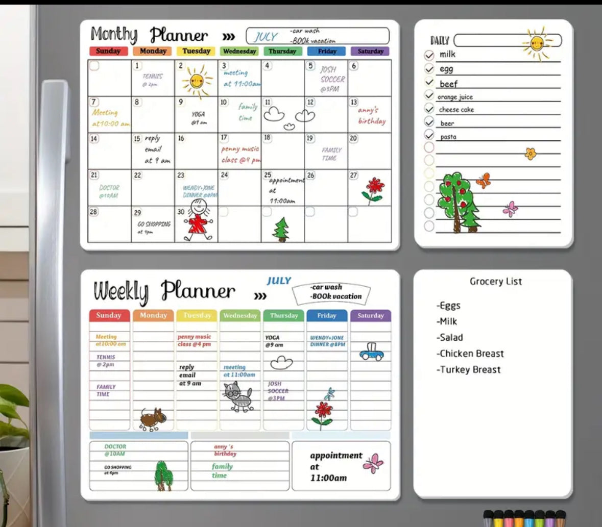 Monthly planner