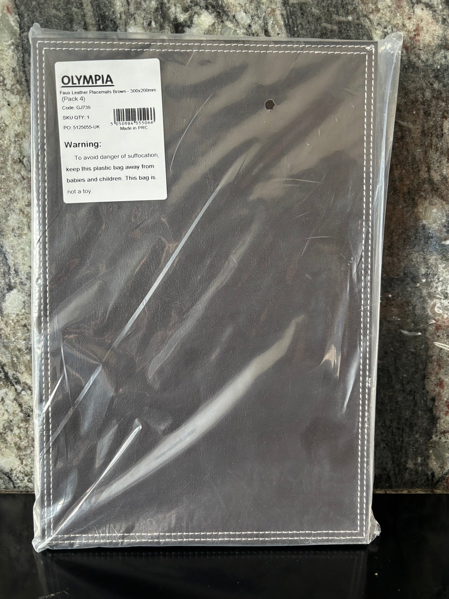 Placemats, Olympia Faux Leather