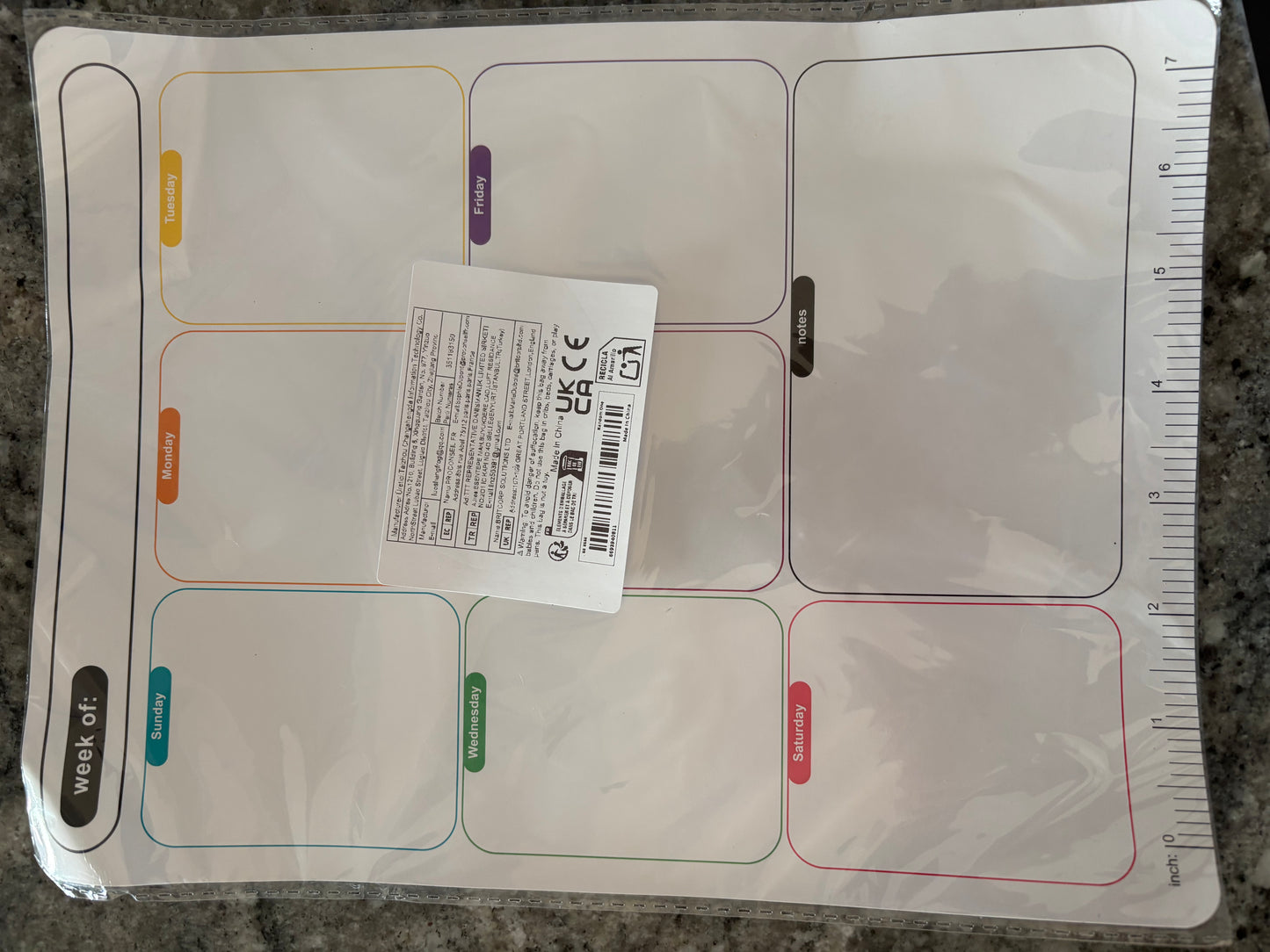 Fridge Sticker Planner