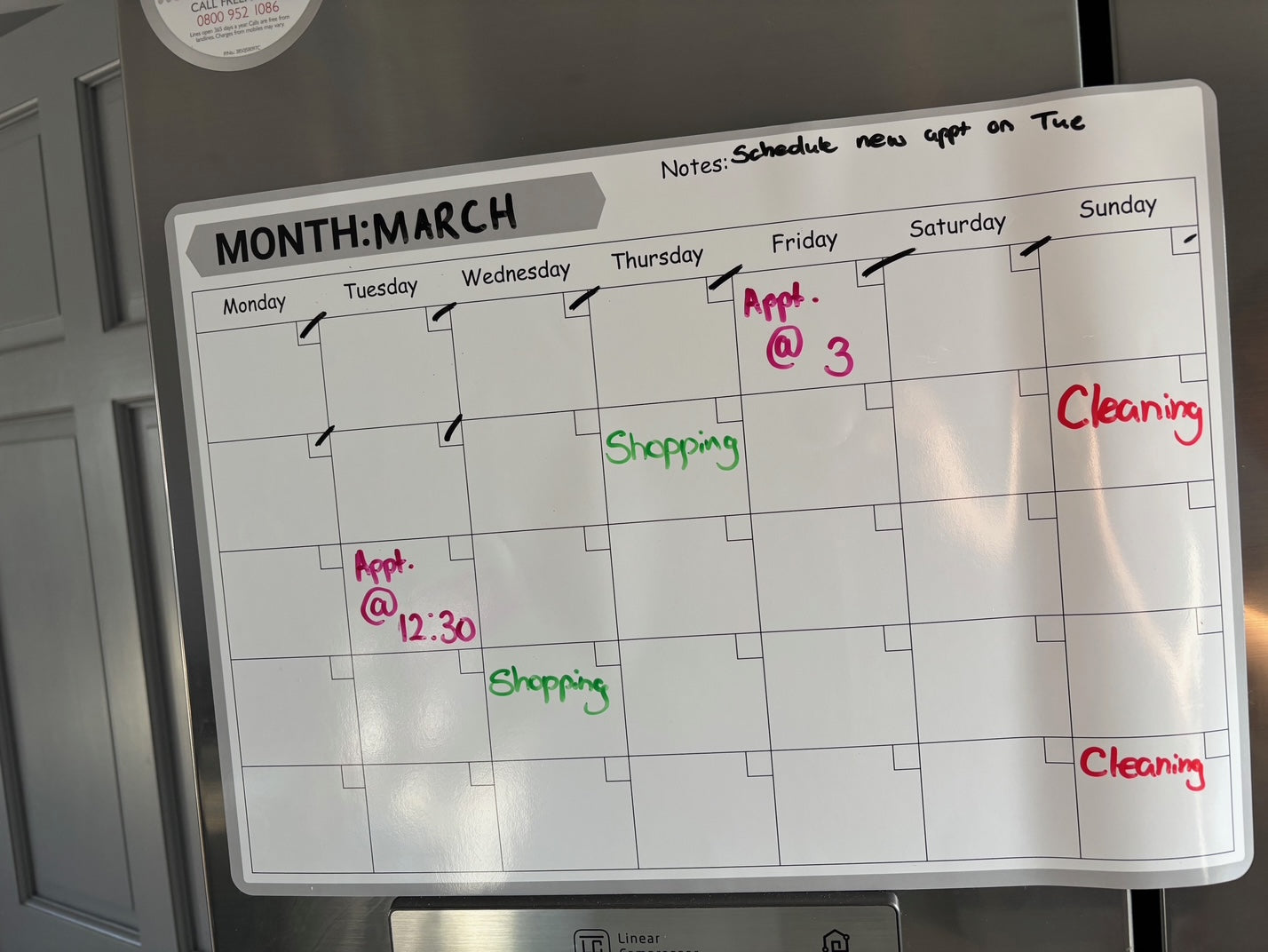 Set Dry Erase Board Kit