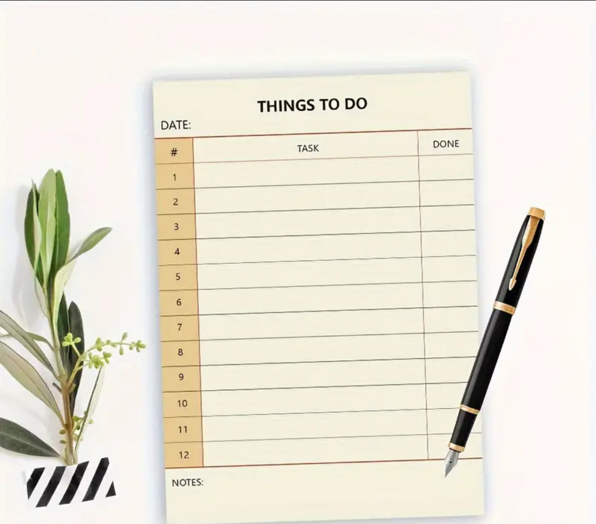 To Do List Notepad